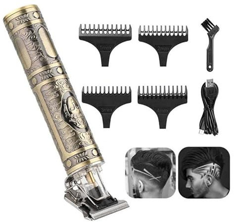 INF Haarschneidemaschine, Bartschneider Herren, Wiederaufladbares Barttrimmer Set, Haarschneider Professionelles Trimmer Herren, Trimmer Langhaarschneider für Friseure