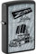 Zippo Auto Design Schwarz Matt Taschenfeuerzeug