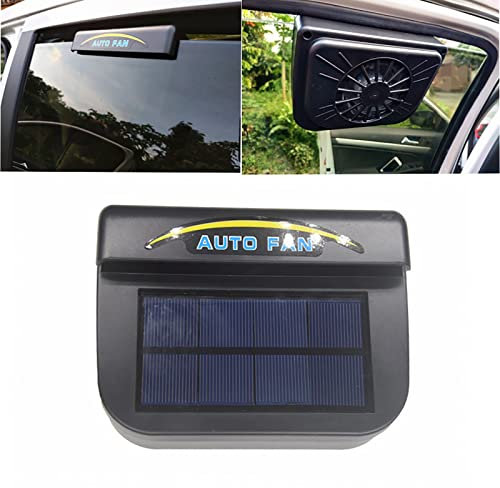 Torcarvh Solar Power - Ventilador de coche con goma (estilo B)