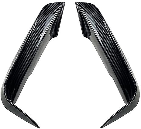 Nebelscheinwerfer-Kühlergrill-Abdeckung für BMW F30 3 Series M Sport 2012-2018,Auto Vorne Nebel Licht Lampe Abdeckung Grill Stoßstange Grille Ersatz,A-Carbon Fiber