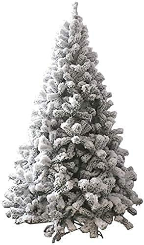 TEmkin Weihnachtsbaum, künstliche Bäume, Dekoration, Weihnachtsbaum mit beflocktem Schnee, Premium-Kiefer, umweltfreundlicher Baum für Weihnachtsdekorationen im Innenbereich (68 Fuß (210 cm))