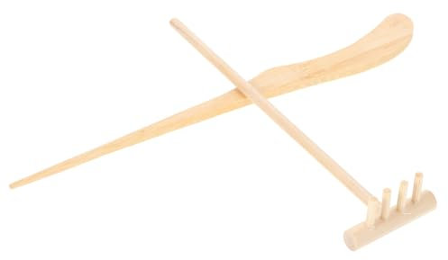 Toyvian Miniature Zen Garden Tools Mini Rake Zen Garden Accessories Safe for Indoor Outdoor Use