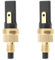VGOL 2 Stück 6 Mm Kupfergehäuse Motorrad-Bremslichter Rücklichter Vordere Und Hintere Bremsschalterstecker Kompatibel mit Yamaha Kompatibel mit Aprilia 37 X 11 Mm