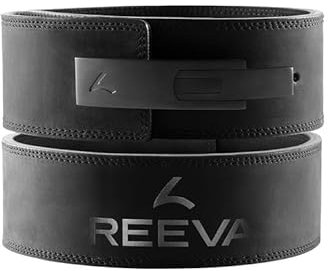 Reeva - Gewichthebergürtel – Büffelleder mit Edelstahlschnalle – Lifting belt – 10 mm - XL