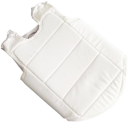 kowaku Wende-Taekwondo-Schutzweste, Rippenschild, Körperschutz, MMA-Boxen, Karate-Brustschutz für Sanda, Muay Thai, Kickboxen, weiß XS