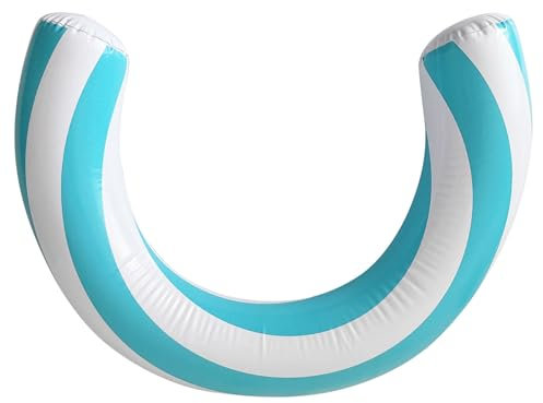 Spaghetti da nuoto, noodle di nuoto stabile flessibile curvo con decorazioni per piscina leggero addensato decorazione multi-occasionale (blu) (blu)