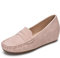 Remxi Mocassini da donna Oxfords Penny Mocassini scarpe slip-on scarpe da barca morbide scarpe da lavoro intelligenti, rosa, 39.5 EU