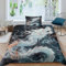 CasCam Dragon Bettbezug Bettwäsche-Sets Kinderbettwäsche Reißverschluss Mit Kissenbezug Betten Set Für Jungen Und Mädchen, Kinder Single（135x200cm）