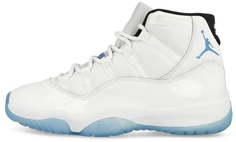 Nike Air Jordan 11 Retro White Legend Blue Men's Trainers (White/Legend Blue/Black, EU Shoe Size System, Adults, Men, Numeric, M, 40.5)