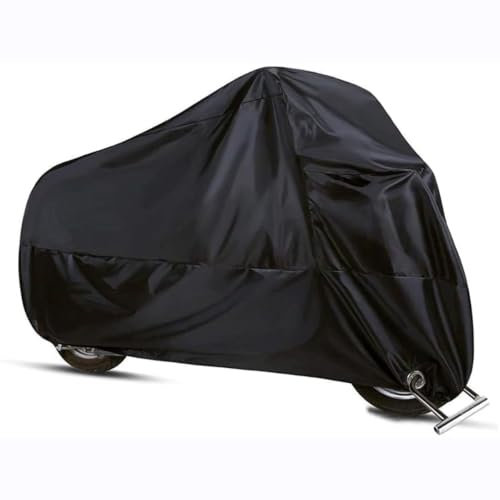 Rongliu Motorräder Abdeckungen für Yamaha Alba 110 2011, Outdoor Motorradabdeckung Wasserdicht Motorradplane Motorrad Schutzhülle Zubehör,XL/230X95X125 cm