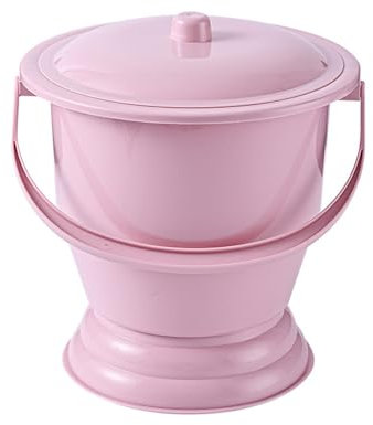 Joygoodta Pot de Chambre avec Couvercle et Manche de lit lit épais