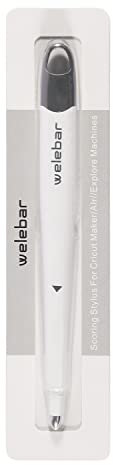 Welebar Stylet de défilement pour Cricut Maker 3/Maker 4/Explore 3/Explore 4/Air 2, outil de notation et accessoires pour enveloppes, cartes pliantes, invitations, créations 3D