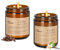 Obisesio Duftkerzen Set, 2er Pack Duftkerzen im Glas, mit 45-50 Stunden Brenndauer, Vanille & Kaffee Duft, Scented Kerzen aus 100% Sojawachs, Kerzen Geschenk für Entspannung und Wohlbefinden
