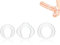 SXOVO Penisring Set 3pcs Penies Ring für Sex Penisringe Cock Ring Hodenring Cockring Länger Sex Durchhalten Männer die Ejakulation Verzögern Sex Toyset Sex Spielzeug für die Männer Extrem Sex (S)