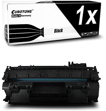 Eurotone Toner Tonerpatrone kompatibel für HP Laserjet Pro 400 M401 ersetzt CF280A 80A