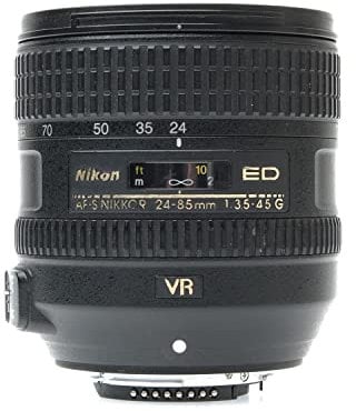 Nikon 2141 - Objetivo para cámara (AF-S Zoom, Nikkor 24-85mm , f/3.5-4.5G IF-ED ) negro