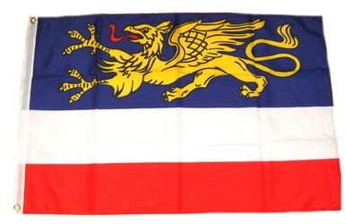 Fahne Stadtflagge Rostock NEU 60 x 90 cm Flaggen Fahnen
