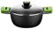 Bra Cazuela Alta Aluminio Fundido Tapa Cristal Prior 32 Cm Induccion