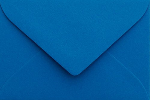100 Visitenkarten Briefumschläge Mini Blau 6 x 9 cm Verschluss-Technik: feuchtklebend, Grammatur 120 g/m²