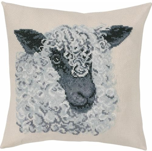 Permin Sheep 40 x 40cm, Fabric, Multicoloured, 2 x 21 x 30 cm