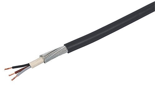 Prysmian Lv Armoured 6943X 3-Core Cable 6Mm² X 50M Black