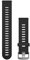 Garmin Schnellwechsel-Armband, 20mm, Silikon, Schwarz, passend für venu Serie (außer S-Modelle), Forerunner 55/245/645, Approach S12/S40/S42, vivoactive 3/4, vivomove 3, viviomove HR, vivomove Luxe, vivomove Style, D2 Air/Air X15