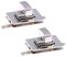 SUPVOX 2 Pcs Chiusura Girevole in Metallo Per Borse, Serrature Per Borse, Clutches, Handbags, Argento