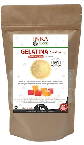 Gelatina di bovino, 200 bloom, aroma neutro - 1 kg