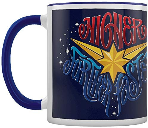 Marvel Mug en céramique 315ml / 11oz - Captain (Higher Further Faster)