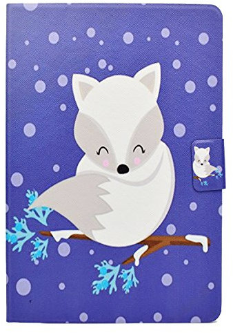 Succtop Custodia iPad Mini/iPad Mini 2 / iPad Mini 3 / iPad Mini 4 / iPad Mini Custodia Cover Flip Sonno/Sveglia Automatici Scheda Magnetica Apple iPad Mini 5/4/3/2/1 Tablet Case Volpe