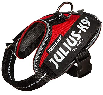 Julius-K9, IDC Powair Hundegeschirr, Größe: 3XS / Baby 1, Rot
