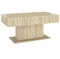 vidaXL Coffee Table Modern Home Living Room Furniture Accessories Couch End Side Center Accent Table Set Sofa Table Set Chipboard Sonoma Oak