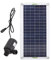 Pompa Solare per Fontana D'Acqua, Pompa Solare da 30 W con Pannello Solare, Kit Pompa Ad Acqua per Fontana Ad Energia Solare per Esterni per Bagno di Uccelli Giardino Piccolo Stagno Acquario Piscina P