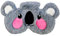 Mezeic Augenmaske für Schlafen, 3D Süße Tiere Schlafmaske Neuheit Augenbinde Augen Abdeckung Plüsch Nachtmaske für Kinder Mädchen Jungen Damen Reisen Nickerchen (Grauer Koala)
