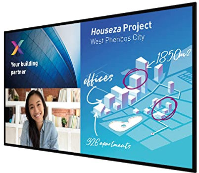 PHILIPS 86BDL6051C/00 visualizzatore di messaggi Pannello Piatto interattivo 2,17 m (85.6) 350 CD/m² 4K Ultra HD Nero Processore Integrato Android 9.0