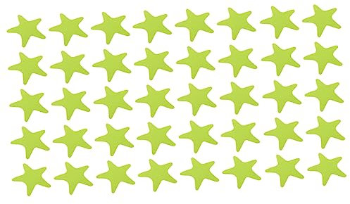 Cabilock Dekorative Bodenaufkleber Sterne 40 Stück Rutschfeste Selbstklebende Bodenaufkleber für Zuhause Büro Treppen Marmor Beton