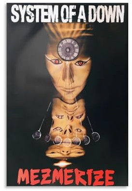 LAHTI Poster System of A Down, dekoratives Gemälde, Leinwand, Wandposter und Kunstdruck, modernes Familienschlafzimmer-Dekor-Poster, 20 x 30 cm