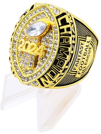 guancrown 2024 Fantasy Football Championship Ring Award Preis Sportsieger FFL Champion Ring