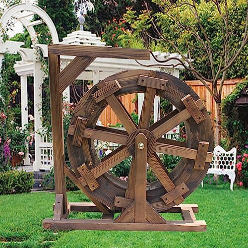 Fontana a ruota idraulica, Fontana a ruota, Decorazione da giardino, Fontana a ruota, Patio, Giardino, Fontana a ruota, Feng Shui, Ruote, Cortile, Stagno ornamentale decorativo, Balcone interno a