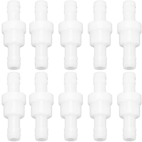 Rückschlagventil, 10 Stück, PE-Material, Einweg-Aquarium-Luftpumpe, Rückschlagventil für Aquarien, Chemische Industrie, Medizinische Geräte, Lebensmittel- und