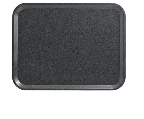 Cambro Capri Tray Charcoal Smooth Surface - 340x460mm