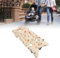 HUONIU Baby-Autositz-Einsatz für Kinderwagen, Kopf- und Körperstützkissen, 2-in-1 wendbares Baby-Autositzkissen, 30,5 x 63,5 cm, ultraweiches Kleinkind-Sitzpolster für (Beige Pentagram)