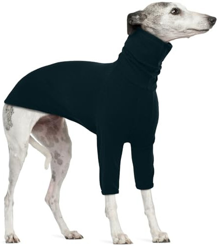 Windhund Pullover, Mantel Für Große Hunde, Schlafanzug, Hundepullover (Dunkelgrün, L)