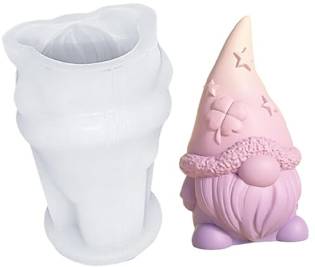 Silikonformen Gießformen Ostern, Silikonform Ostern Wichtel Kerzenformen Zum Gießen Giessformen Silikon Für Frühlingsdekor, Valentinstag, Osternn Geschenk