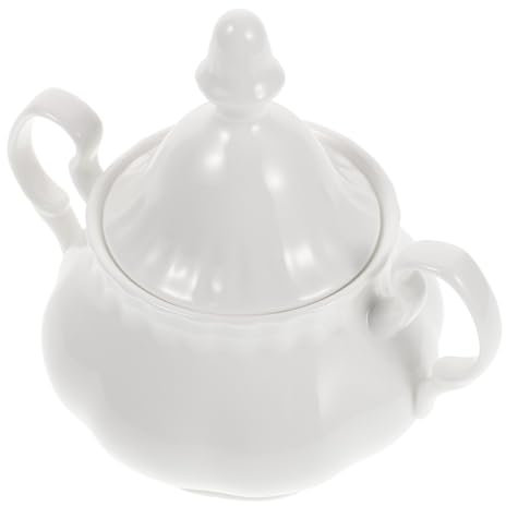 Generisch Elegante Zuckerdose Aus Keramik Im Vintage-kaffeekanne-stil Großes Fassungsvermögen Zuckerdose Für Die Küche Bonbonglas Mit Deckel