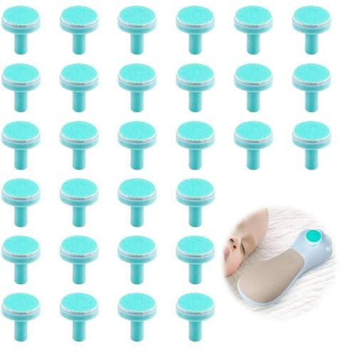 30Pcs Baby Nail Trimmer Pads, Replacement Pads Electric Children's Spare Nail Grinding Head for Standard Electric Kid Nail Trimmer Newborn Infant Toddler