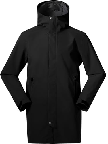 Bergans Herren Urban 2L Mantel, black, L