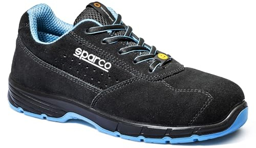 Sparco - Horizon Moreno ESD S1PS SR FO - Calzado de Seguridad para Hombre y Mujer - Calzado de Trabajo Antideslizante Resistente - Calzado de Seguridad para Cualquier condición de Trabajo - EU 41