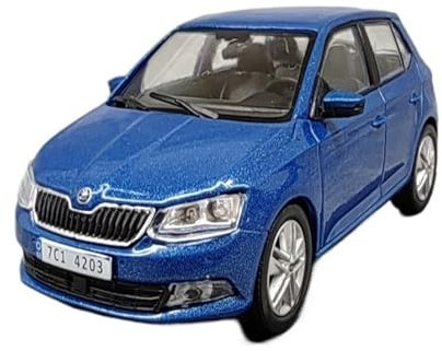 Mini Auto Spielzeug 1/43 Für Skoda Fabia III Legierung Limousine Auto Modell Klassische Spielzeug Sammlung Display Betrachtung Wohnkultur