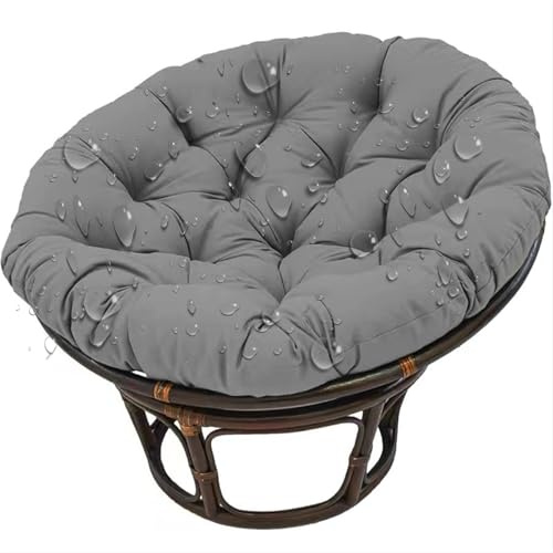 Hängesessel Kissen, Polster, Gartenstuhl Kissen, Wasserdicht Auflage für Polyrattan/Rattan Hängeschaukel, Hängekorb Gemütliches Stuhlauflage, Schaukel Korb Papasansessel Rundkissen,No05,90*90cm